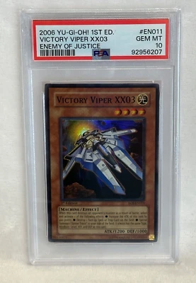 Yu-Gi-Oh!  VICTORY VIPER XX03 EOJ-EN011 Super Rare PSA 10 Gem Mint - Image 1 of 4