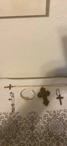 Vintage verschiedene religiöse Schmuck & Kreuz Konvolut - Bild 1 von 5