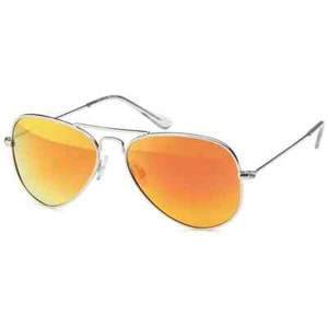 Piloten Sonnen Brille Herren Polarisierende Flieger Brillen Rot Gelb Verspiegelt - Bild 1 von 2