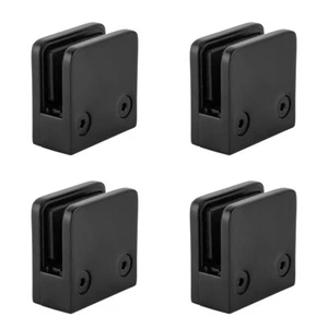 Square Glass Clamp 304 Stainless Bracket for Glass Balustrade Railing Pool Fence - Picture 1 of 26