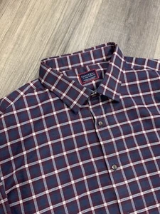 UNTUCKiT Flannel Shirt Mens Size 3XL Long Sleeve Button Up Plaid - Picture 1 of 6