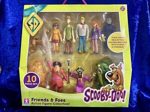 Scooby Doo Friends and Foes Action Figure Collection Set of Ten Figures Sealed