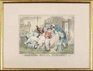 Limited edition copy of James Gillray's "Bandelures" - Picture 1 of 5