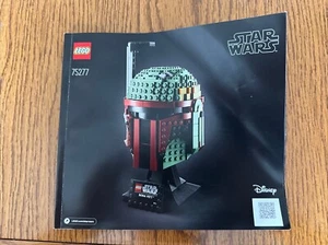 LEGO Star Wars Helmet Boba Fett 75277 Instructions Book Only Manual - No Legos - Picture 1 of 3