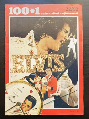 ELVIS PRESLEY COVER, NO. 22 / 1992, CZECH MAGAZINE 100+1 ZAHRANICNI ZAJIMAVOST - Image 1 of 4