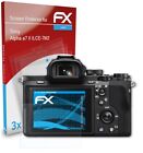 Atfolix 3X Screen Protector For Sony Alpha A7 Ii Ilce-7M2 Clear