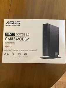Asus CM-16 DOCSIS 3.0 Cable Modem Gigabit LAN 686Mbps w Power Cord & Ethernet - Picture 1 of 10