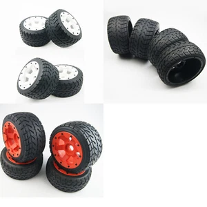 Front Rear On road Wheel Tires Spoke Wheels for HPI Rofun Baja Buggy 5B SS 1/5 - Picture 1 of 19
