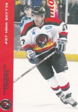 MIKA SKYTTA, MANCHESTER PHOENIX, RARE 2003-04 CARDTRADERS EIHL CARD.