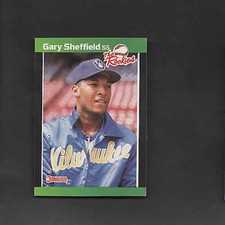 1989 Donruss The Rookies #1 GARY SHEFFIELD
