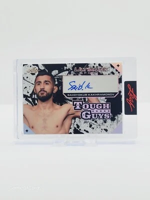 2024 Leaf Ultimate Sports SAIDYOKUB KAKHRAMONOV Authentic Auto Autograph 1/2 - Image 1 of 2