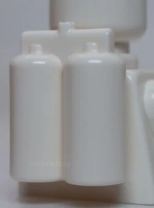 Lego 2x White Minifigure Air Tanks Space Bodywear - Picture 1 of 1