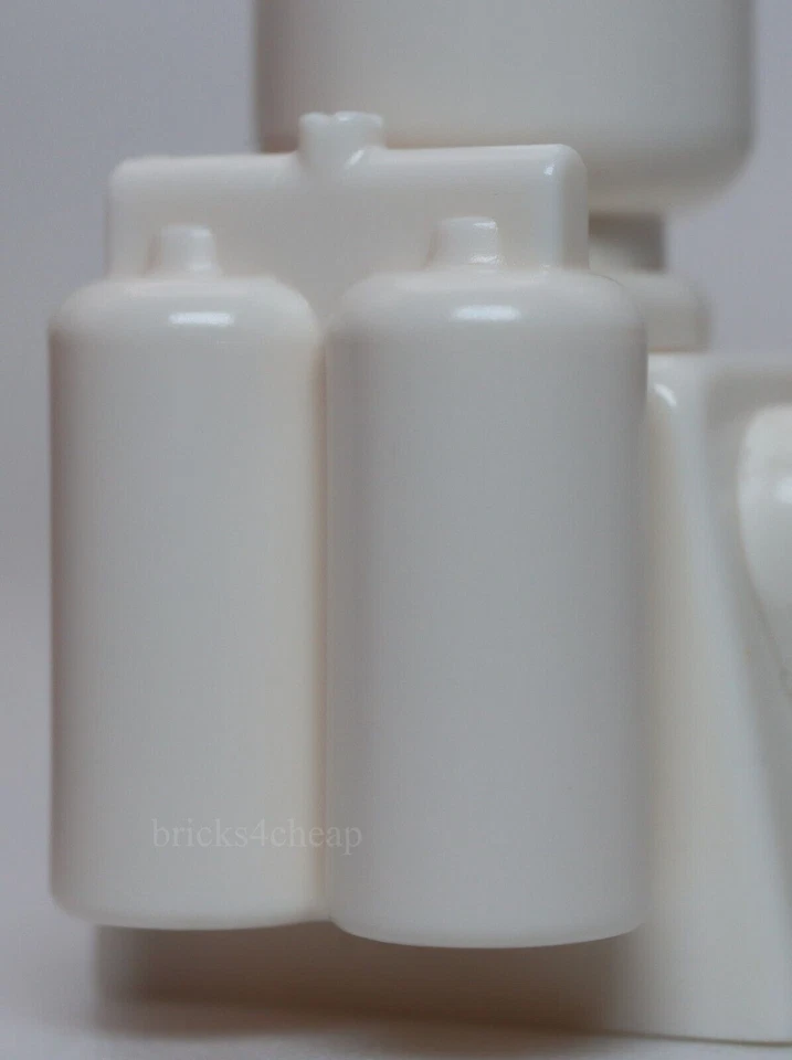 Lego 2x Minifigura Blanca Tanques de Aire Espacio Bodywear Foto 1 de 1