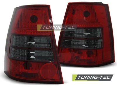 COPPIA FANALI POSTERIORI ROSSO SMOKE PER VW GOLF 4 VARIANT & BORA 99-06 NEW - Immagine 1 di 4