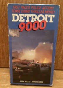 DETROIT 9000 ( VHS TAPE ) Star Classics 1989 OOP Cop Drama - Picture 1 of 2