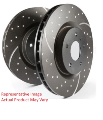 EBC Grooved GD Rotor Rear for 2009-2016 Dodge Ram 2500 / Ram 3500 GD7509 - Image 1 of 3