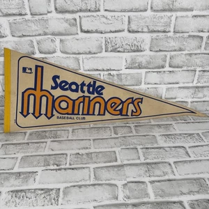 MLB Seattle Mariners Mini Wimpel 30” x 12” Baseball Flagge Banner Vintage - Bild 1 von 11