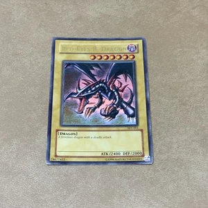 LP Yugioh Red-Eyes Black Dragon SDJ-001 Unlimited Edition Holo Rare Yu-Gi-Oh! - Picture 1 of 2
