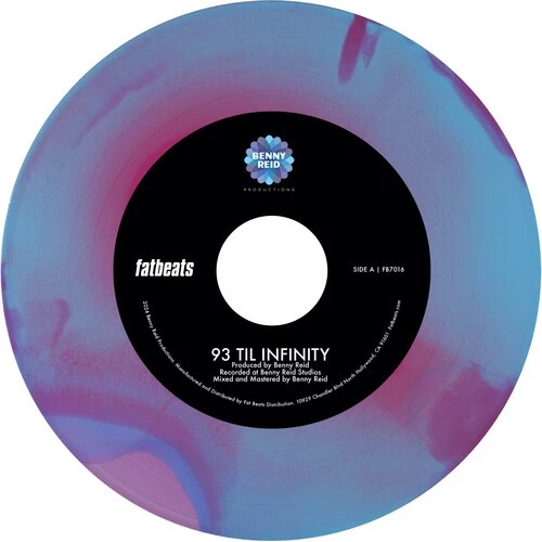 Benny Reid - 93 'til Infinity [Used Very Good 7" Vinyl] Colored Vinyl - Image 1 of 1