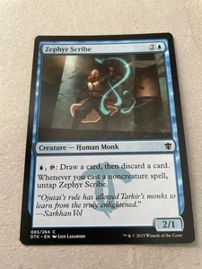 Zephyr Scribe Dragons of Tarkir Regular - Picture 1 of 1