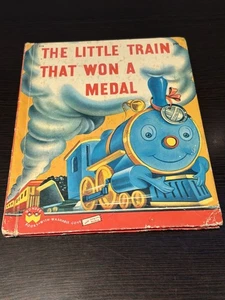 The Little Train That Won a Medal by Wonder Book 1947 Hardcover - Bild 1 von 7