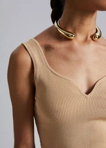 Collar grueso color oro BNWT & OTHER STORIES - Imagen 1 de 2