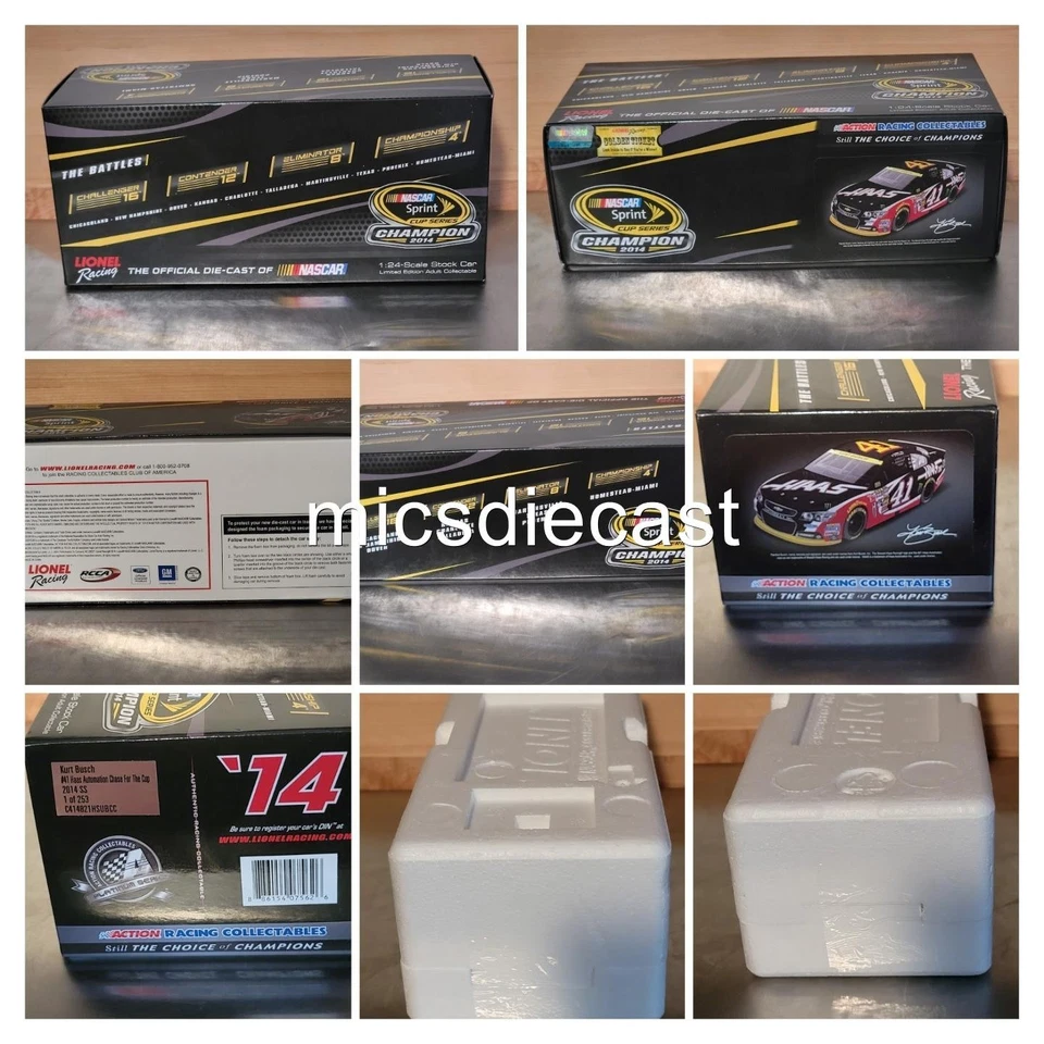 XRARO 2014 Kurt Busch #41 Haas Automation Chase Cup Diecast 1:24 Penske 253 Nuevo en caja Foto 1 de 4