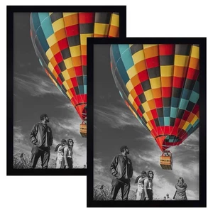 13x19 Rahmen - Technisches Holz mit Plexiglas Posterrahmen für Wanddisplay... - Bild 1 von 7