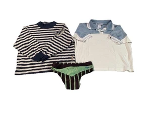 Size 5 Oshkosh Lot Of 3, Shirts And Swim Safari - Picture 1 of 5