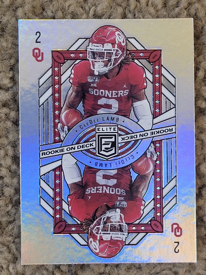 2020 Panini Donruss Elite Rookie On Deck CeeDee Lamb #4 Rookie Card Cowboys Nfl - Image 1 of 2