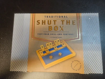 Shut The Box - Wooden Board Game - Image 1 of 2