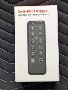 SwitchBot Keypad Touch for SwitchBot Lock W2500020 Keyless Home Entry Sealed - Picture 1 of 8