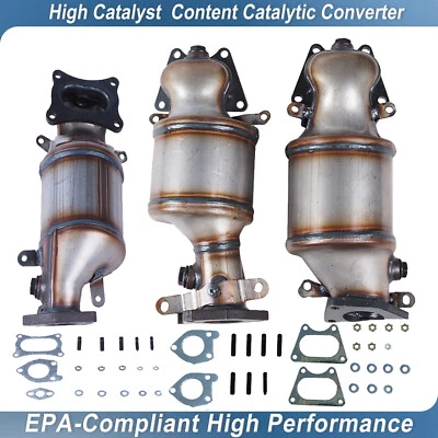 For 2005-2008 2009 2010 Honda Odyssey 3.5L Catalytic Converter set Front & Rear - Image 1 of 4