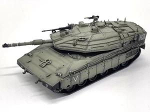 Neu Maßstab 1:72 Israel Merkav Mk4 Kampfpanzer fertig Plastik + Metallmodell - Bild 1 von 4