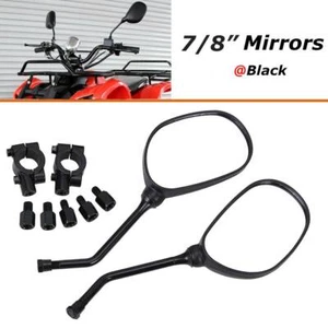 ATV Rear View Side Mirrors For Polaris Sportsman 400 450 500 550 570 Yamaha FZ1 - Picture 1 of 12