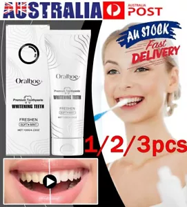 10% Nano-Hydroxyapatite Toothpaste Remove Tooth Stains Whitening Fresh Breath - Picture 1 of 14