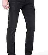 Liverpool Mens Regent Relaxed Straight Comfort Stretch Jeans, 30" Inseam (Bullet