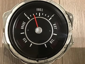 NOS 1968 1969 Oldsmobile Cutlass 442 Fuel Gauge Works Perfect New Old Stock - Picture 1 of 9