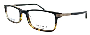 AUTHENTIC & NEW - TED BAKER - TB800 BLK 56/19/150 - BLACK - EYEGLASSES & CASE - Picture 1 of 2