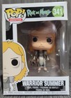 Funko Pop! Warrior Summer #341 - 2018 Vaulted w Protector - Rick And Morty