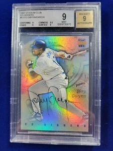 🌟1997 Topps Stadium Club Tony Gwynn Karim Garcia Co-Signers BGS 9 AUTO 9 MINT - Picture 1 of 3