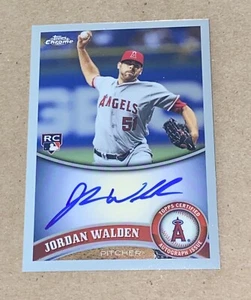 Jordan Walden, RC, 2011 Topps Chrome, Autogramm, Karte # 183, kostenloser Versand! - Bild 1 von 2