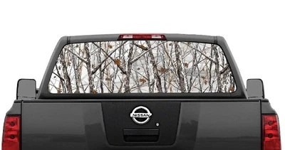 Snowstorm Camo Rear Window Decal Graphic for Truck SUV Van - Image 1 of 3