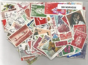Lot 300 Briefmarken aus Norwegen - Bild 1 von 1