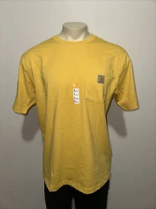 NUEVO CON ETIQUETAS Camiseta Carhartt Calce Suelto Pesado Manga Corta Bolsillo Irregular Para Hombre’s M - Imagen 1 de 5