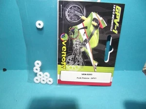 Venom Fork Pistons White 8pcs gpv1 ven 0283 - Picture 1 of 4