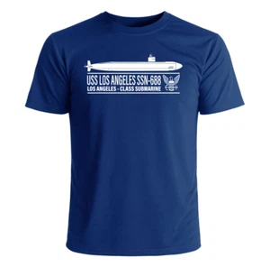 USS Los Angeles SSN-688 T-Shirt US Navy Officially Licensed - Picture 1 of 3