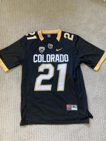 Colorado Buffaloes Football Jersey- Size Medium- Deion Sanders 21 Cover