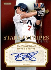2013 (TEAM USA) USA BB Champions Stars & Stripes Sigs #69 Brentz