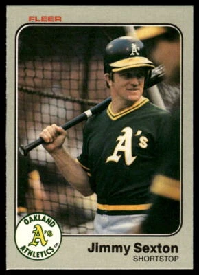 1983 Fleer #533 Jimmy Sexton - Image 1 of 2